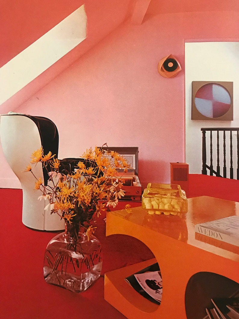 Modern Furniture and Decoration Robert Harling 1971 HUGE Space Etsy