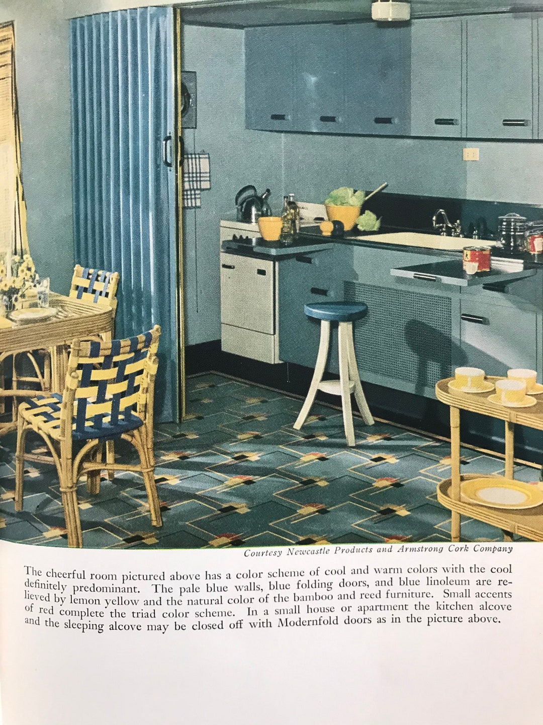 Home Furnishing Anna Hong Rutt 1948 MID CENTURY MODERN Interior Design ...
