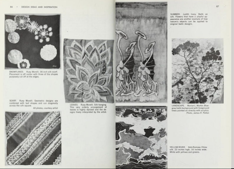 Contemporary Batik and Tie-Dye: Methods, Inspiration, Dyes Dona Z Meilach 1973 How To Art Design book image 7
