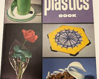 Cope's Plastics Book Dwight Cope 1957, livre de design en plastique moderne du milieu du siècle