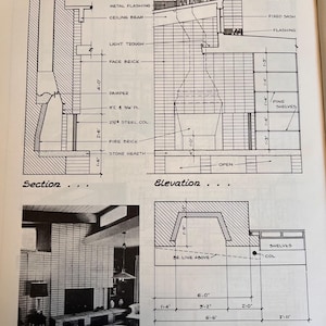 DETAILS VAN DE HUISBOUW Nelson Burbank Arnold Romney 1979 boek met moderne woningontwerpplannen halverwege de eeuw