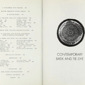 Contemporary Batik and Tie-Dye: Methods, Inspiration, Dyes Dona Z Meilach 1973 How To Art Design book image 4