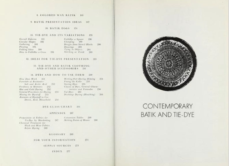 Contemporary Batik and Tie-Dye: Methods, Inspiration, Dyes Dona Z Meilach 1973 How To Art Design book image 4