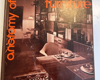 Anatomy of Contemporary Furniture John Shea 1973 MID CENTURY MODERN design plans build vintage book