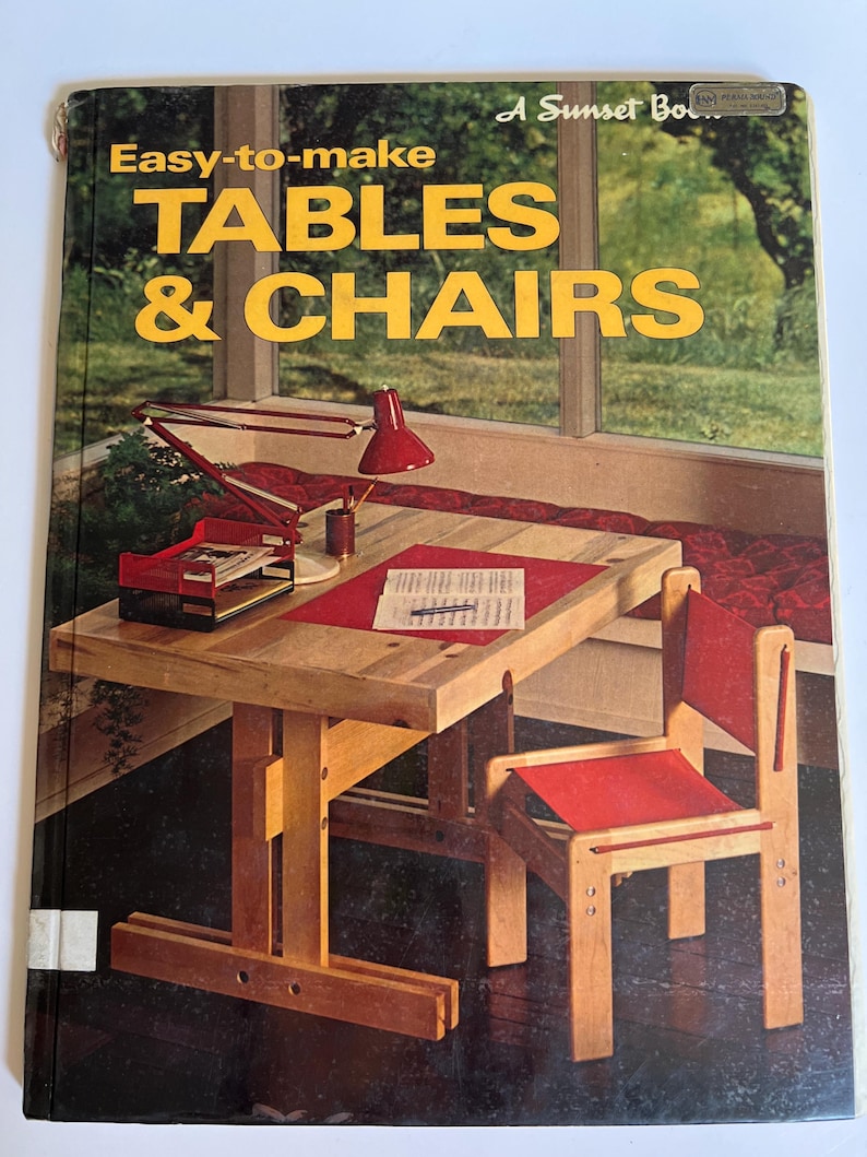 DIY Mid-century Modern Furniture Book: Tables & Chairs, 1976 Design - Etsy