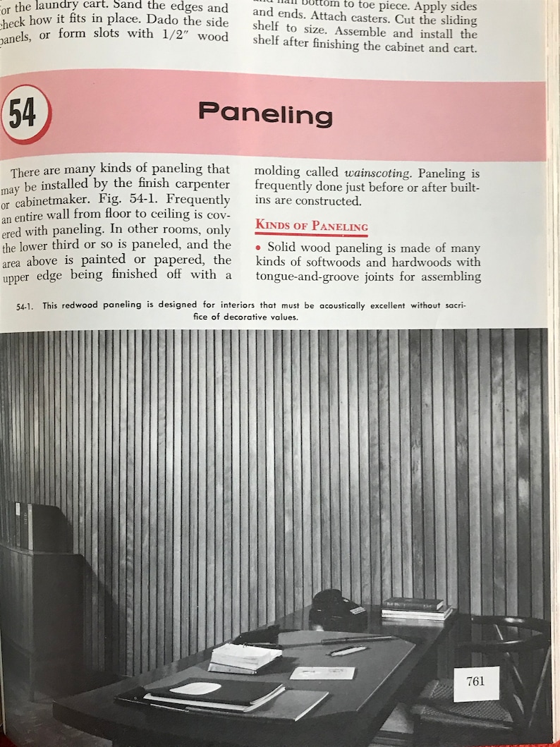 Cabinetmaking and Millwork John Feirer 1970 MID CENTURY MODERN furniture design plans image 8