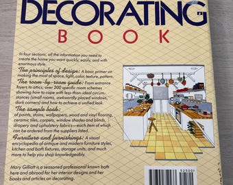 The Decorating Book Mary Gilliatt 1981 Huge 70s 80s Vintage
