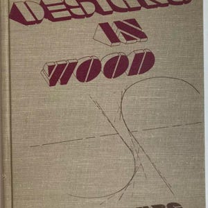 Designs in Wood Robert E. Piepenburg 1969  MID CENTURY MODERN furniture design plans build