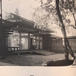 How to build DECKS for outdoor living 1963 MID CENTURY modern landscape design book image 5