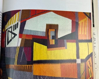 New Design In Weaving Donald J. Willcox 1970 mid century modern Scandinavian Rya Textile Art Book