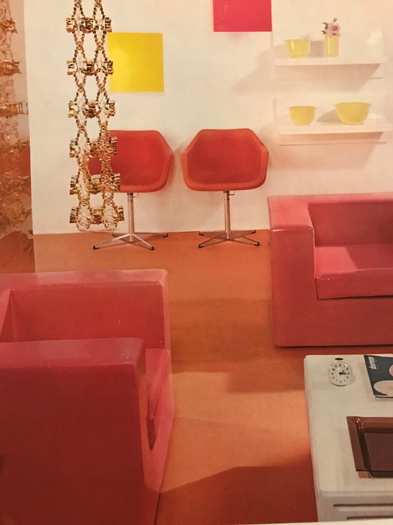 Modern Furniture and Decoration Robert Harling 1971 HUGE Space Etsy