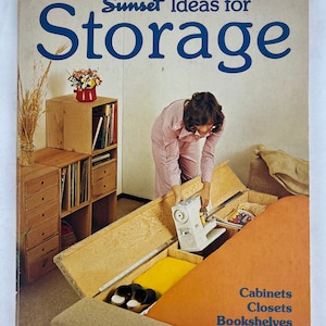 sunset Ideas For Storage 1975 Cabinets Closets Bookshelves Mid Century Modern Interior Design book