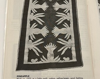 Hawaiian Quilting as A Fine Art Elizabeth A Akana 1981 Vintage