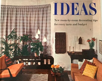 Better Homes & Gardens Decorating Ideas, 1960 Mid-Century Modern Book