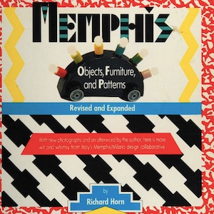 Memphis Objects, Furniture and Patterns Richard Horn 1986 Vintage 80s Post Modern Design book