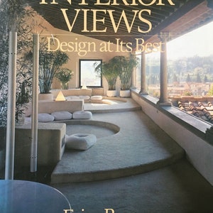 Interior Views : Design at Its Best Erica Brown 1980 70s 80s Interior Decorating book