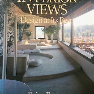 Interior Views : Design at Its Best Erica Brown 1980 70s 80s Interior Decorating book