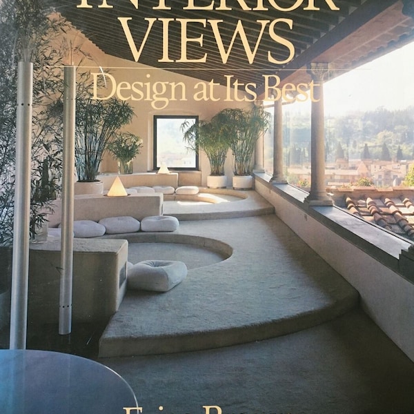 Vues d'intérieur : le meilleur du design Erica Brown 1980s 70s 80s livre de décoration d'intérieur