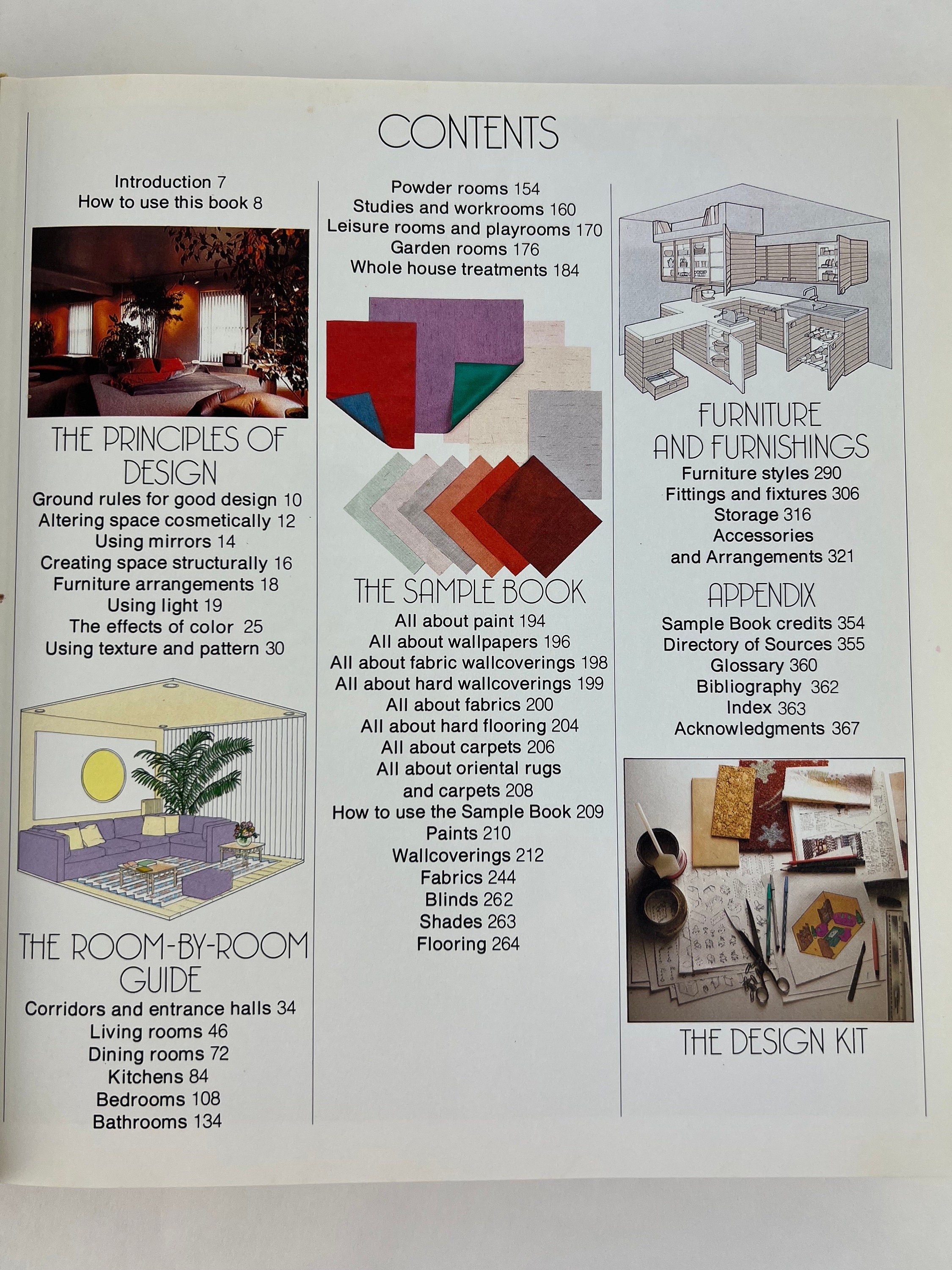 The Decorating Book Mary Gilliatt 1981 Huge 70s 80s Vintage