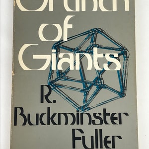 Grunch of Giants R. Buckminster Fuller 1984 livre de poche économie du capitalisme d&#39;entreprise
