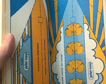 Vintage Peter Max Paper Airplane Book, 1971 Mod Pop Art - Etsy