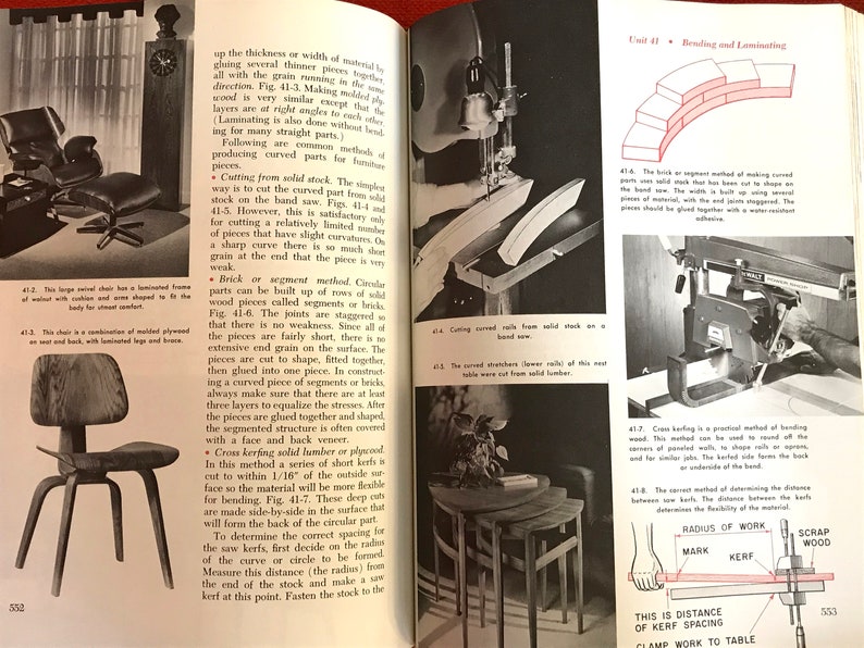 Cabinetmaking and Millwork John Feirer 1970 MID CENTURY MODERN furniture design plans image 6