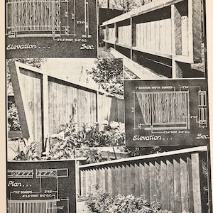 Details woningbouw Nelson Burbank 1968 MIDDELEEUWSE MODERN Huisplannen Ontwerp Bouwboek