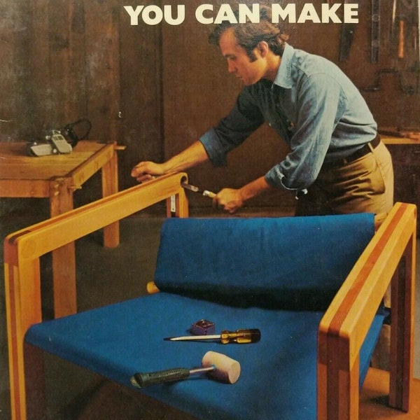Furniture You Can Make A Sunset Book 1971 Mid Century Modern Build Design DIY Book