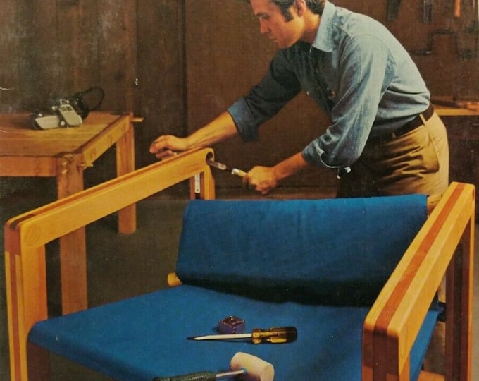 Furniture You Can Make A Sunset Book 1971 Mid Century Modern Etsy