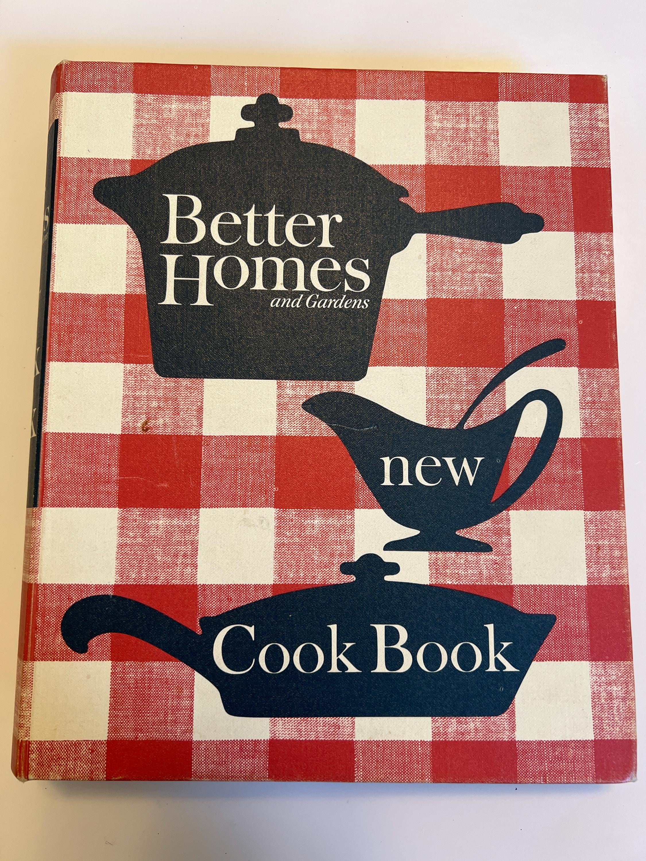 Better Homes and Gardens new Cook Book 1962 mid century retro vintage cookbook