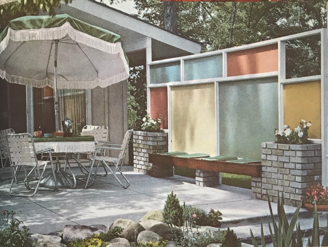 Landscape Planning Better Homes Gardens Book 1963 Mid Century