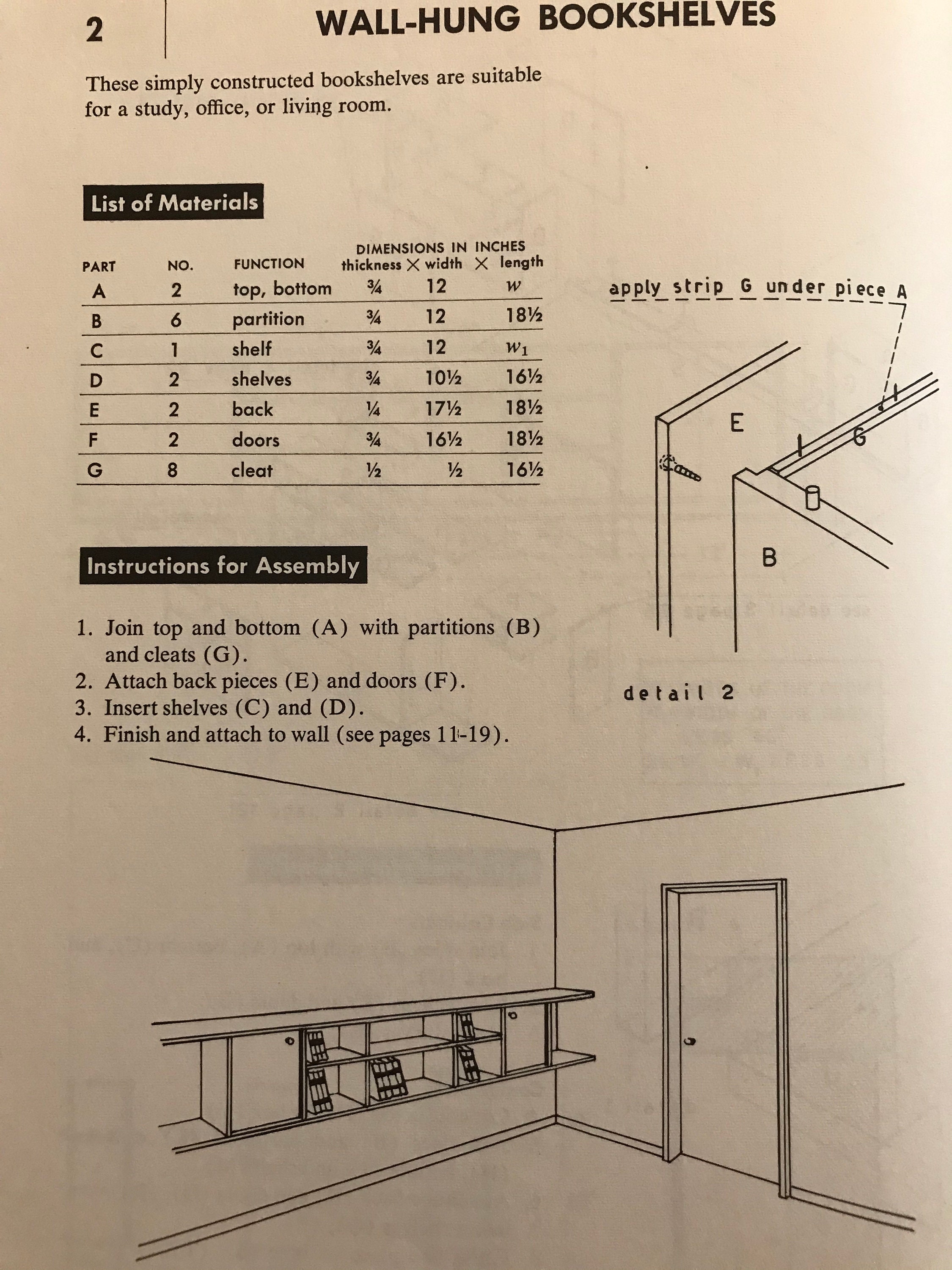 How to Make Builtin Furniture Mario Dal Fabbro Second Edition Etsy