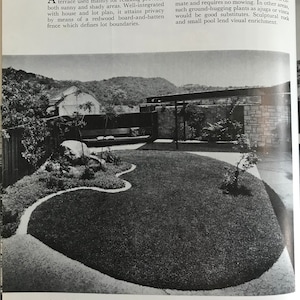 Landscape Planning Better Homes Gardens book 1963 Mid Century Modern Patio Design image 5
