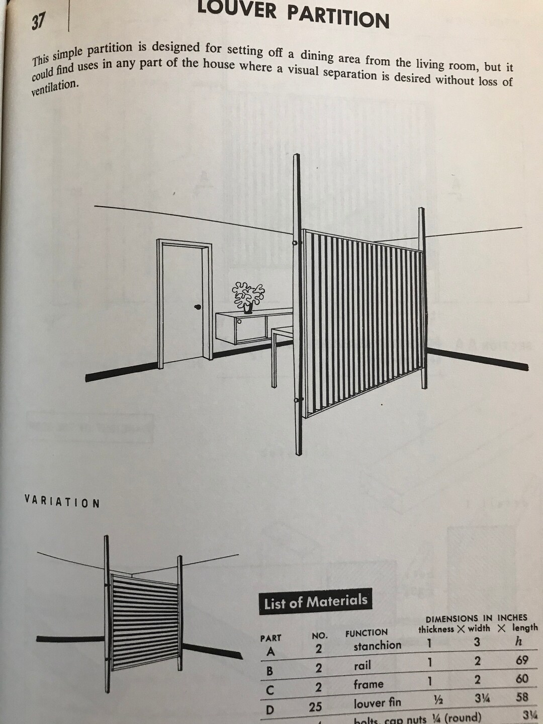 How to Make Builtin Furniture Mario Dal Fabbro Second Edition 1974 Mid