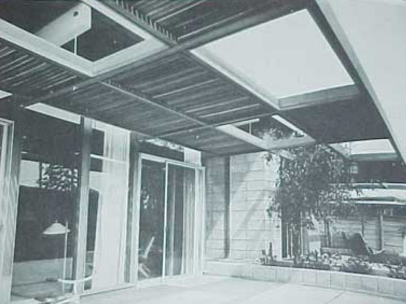 How to Build Patio Roofs A Sunset Book 1964 Mid Century Modern Etsy