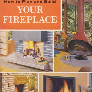 How to Plan and Build Your Fireplace mid century modern 1960s Fireplace Sunset design book