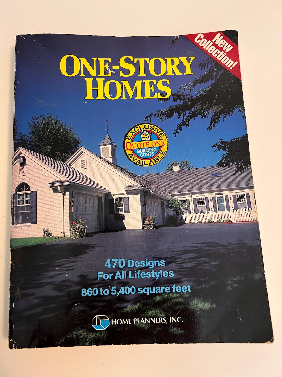 One Story Homes 470 Designs Home Planners Vintage House Plans Book 1991 ...