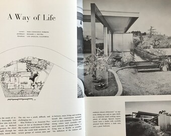 1961年現代住宅図鑑：ミッドセンチュリーモダン建築 - Etsy 日本