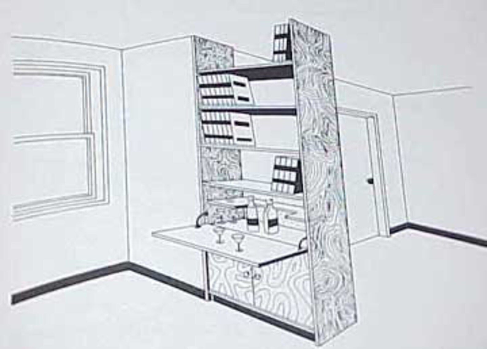 1955 How to Make Built in Furniture Mario Dal Fabbro MID Etsy