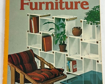 Sunset Easy-to-Make Furniture Book, DIY Mid Century Modern Designs (1977)