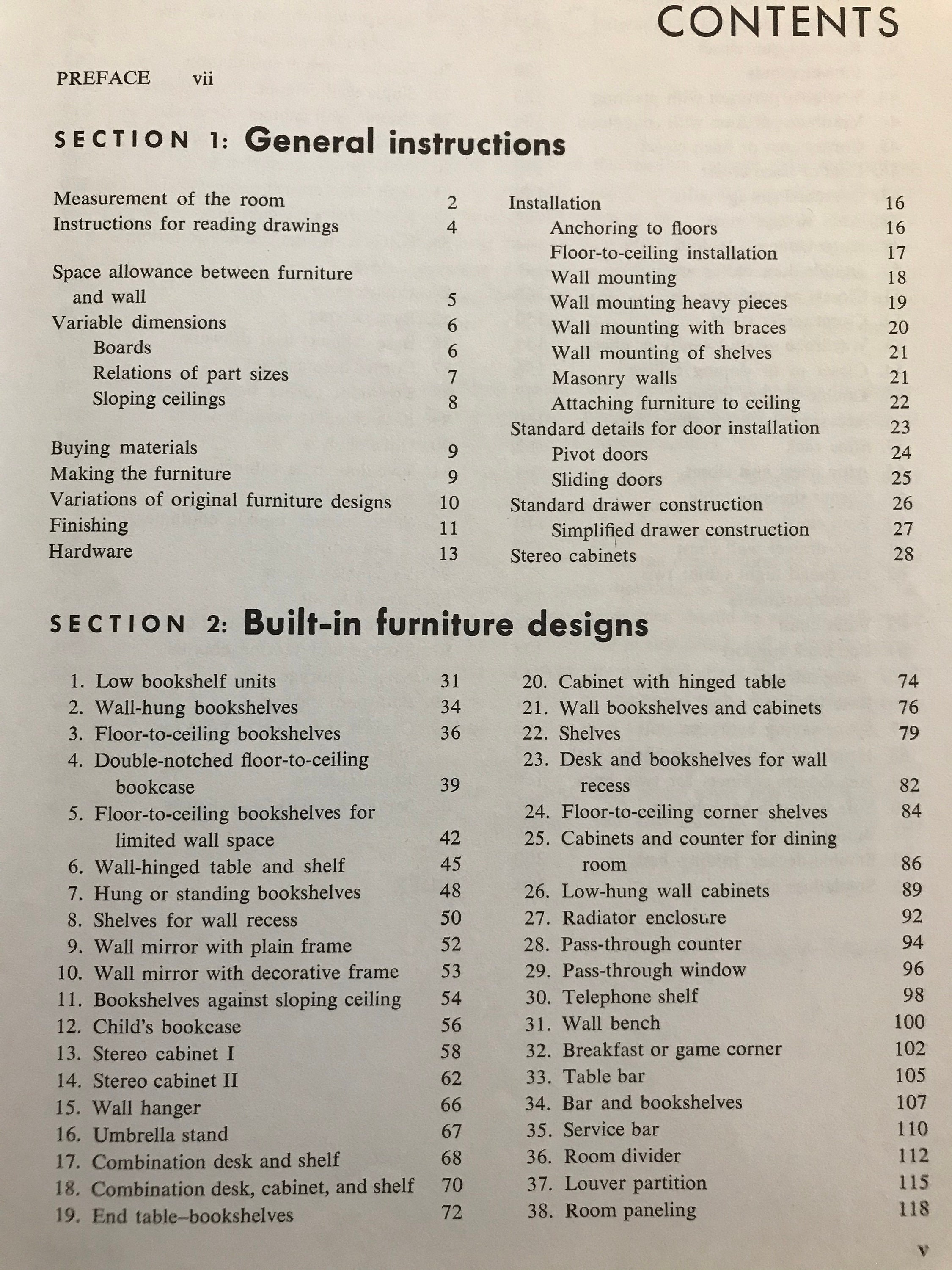 How to Make Builtin Furniture Mario Dal Fabbro Second Edition Etsy