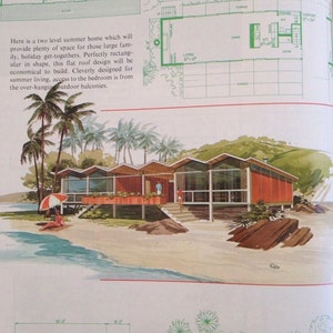 223 vakantiehuizen Richard Pollman Mid Century Modern Ranch Design Architecture vintage huisplannen boek 1978