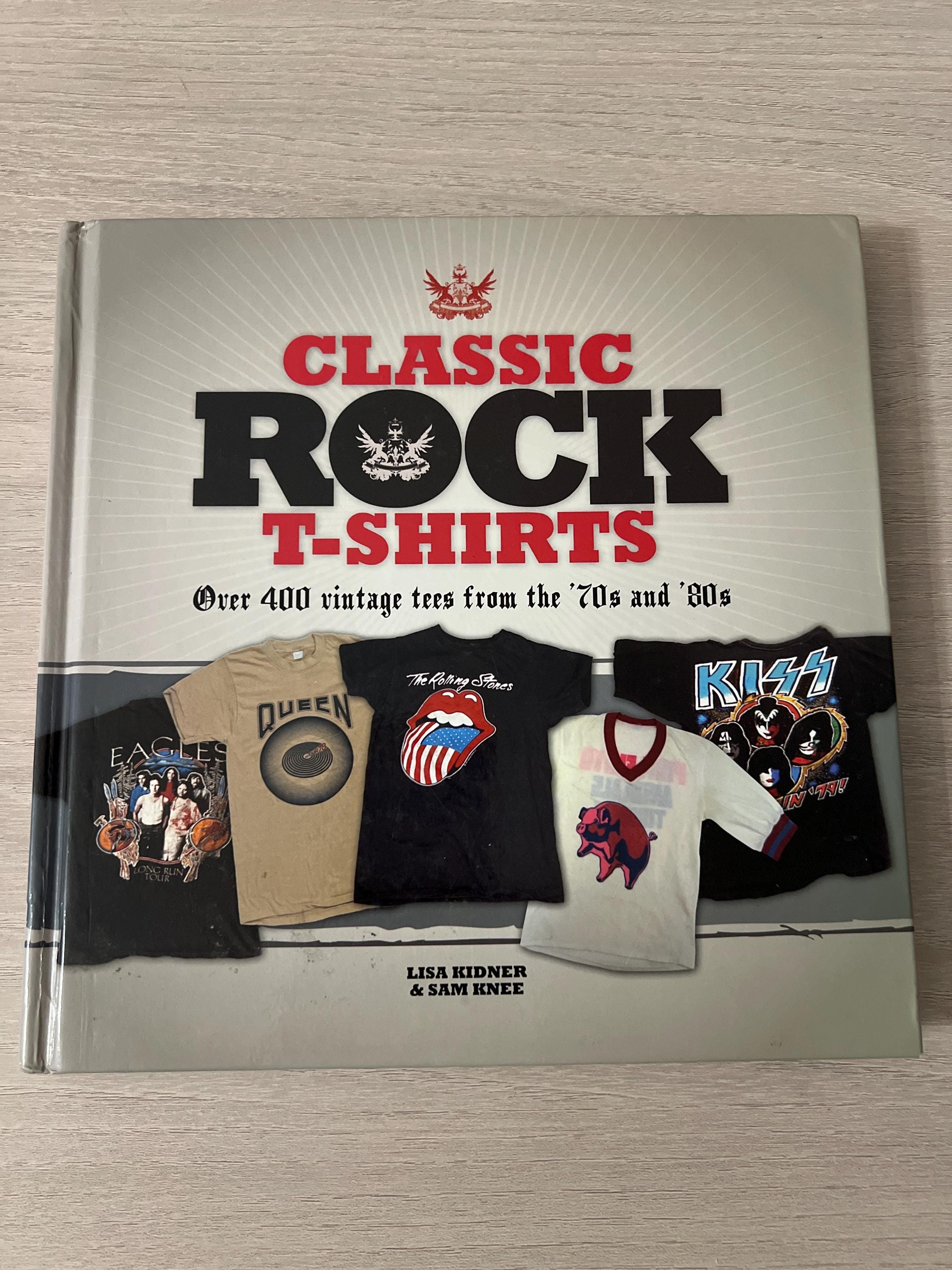 Classic Rock T-shirts by Lisa Kidner & Sam Knee Vintage Tees From