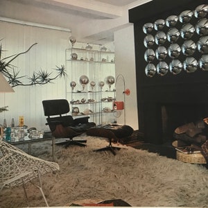 Decorating for Modern Living Gerd Hatje book 1977 MID CENTURY Space Age Mod design