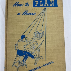 How To Plan A House Gilbert Townsend en J. Ralph Dalzell 1945 Mid Century Modern House Construction Design Architecture-boek Inactief