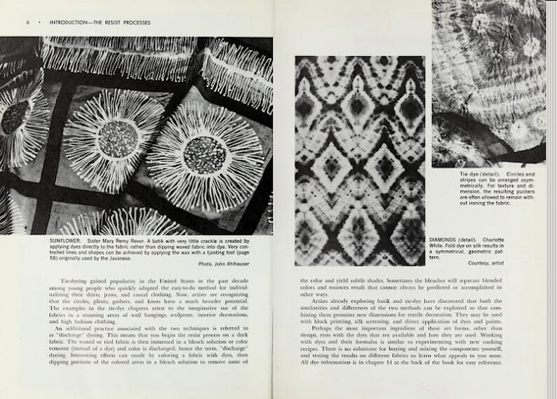 Contemporary Batik and Tie-Dye: Methods, Inspiration, Dyes Dona Z Meilach 1973 How To Art Design book image 5