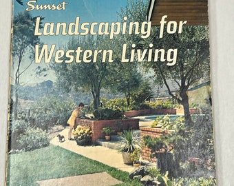 LANDSCAPING For Western Living 1969 Sunset Mid Century Modern architecture design book