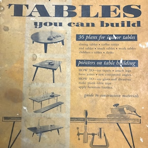 Tables You Can Build Sunset 1954 Mid Century Modern Furniture Design Plans Dining Coffee End Table