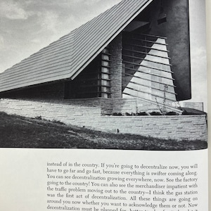 Frank Lloyd Wright The Future of Architecture 1953 mid century modern design vintage book
