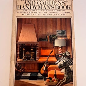 Livre de bricolage Better Homes and Gardens pour homme à tout faire de 1974